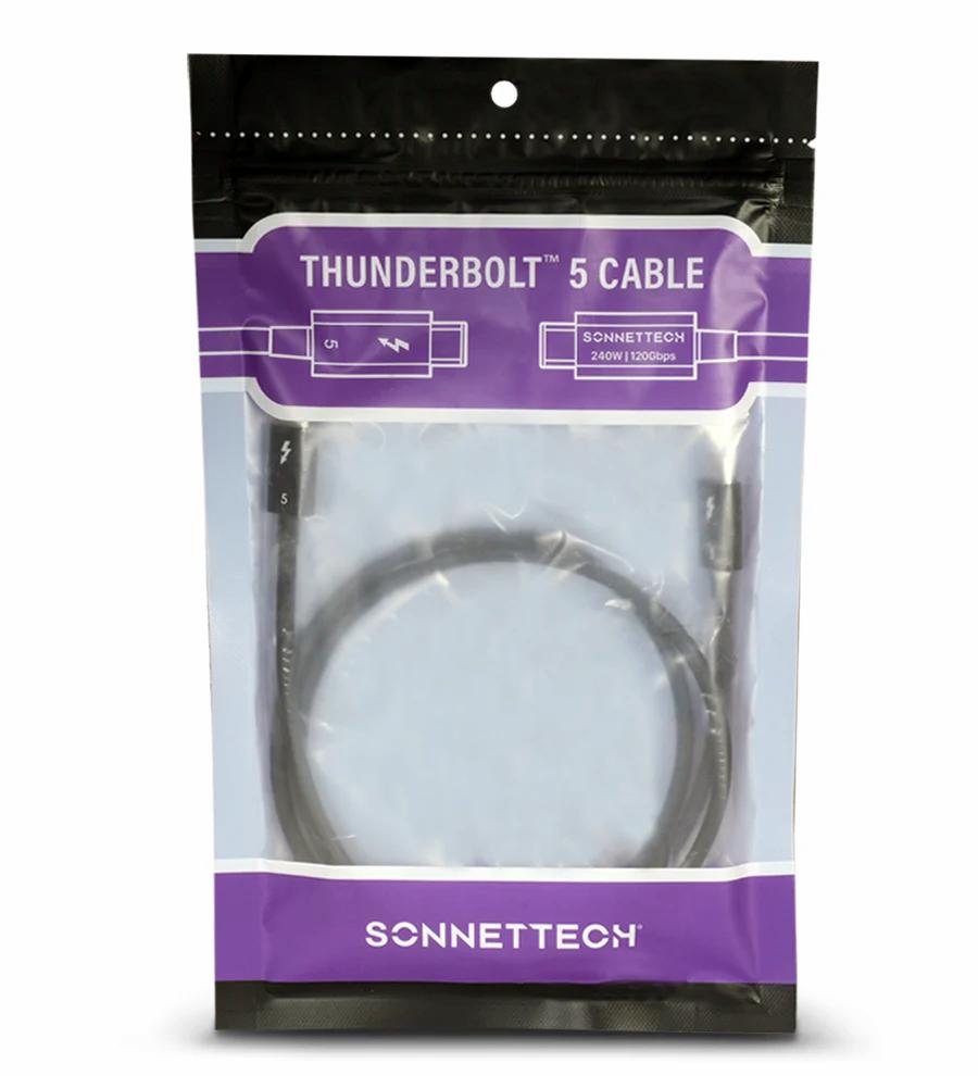 Sonnet Thunderbolt 5 Cable – 0.3m to 1m | 80Gbps, 240W Charging Sonnet Thunderbolt 5 Cable – 0.3m to 1m | 80Gbps, 240W Charging